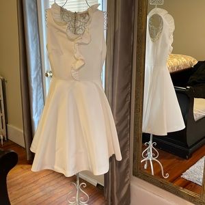 Off-white cocktail dress